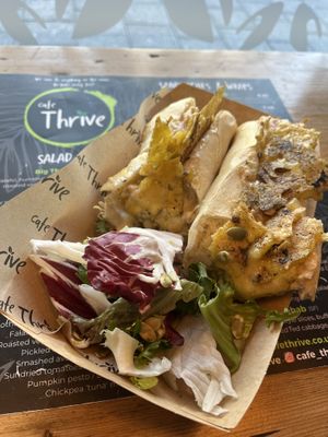 ‘Tuna’ melt panini (Feb ‘24)  at Cafe Thrive in Southampton