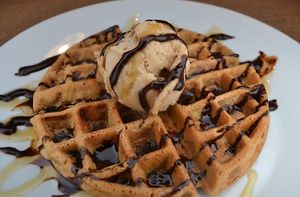 Website image- waffles at Cafe Thrive in Southampton