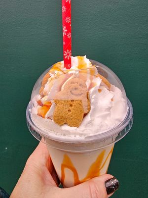 Gingerbread shake at Cafe Thrive in Southampton