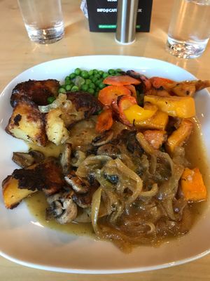 Sunday roast  at Cafe Thrive in Southampton