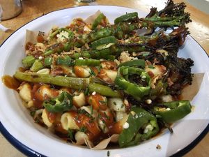 Mac n greens at Cafe Thrive in Southampton