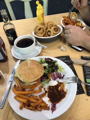 Massive portion sizes! at Cafe Thrive in Southampton