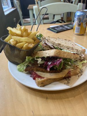 Christmas sandwich  at Cafe Thrive in Southampton