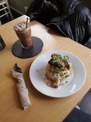 pancakes special at Cafe Thrive in Southampton