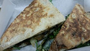 vegan panini at Hawaiian Moons Cafe & Juice Bar in Kihei
