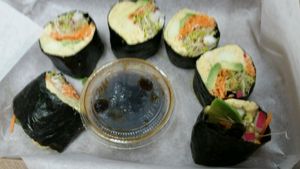 nori rolls at Hawaiian Moons Cafe & Juice Bar in Kihei