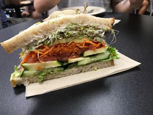 Veggie sandwich at Hawaiian Moons Cafe & Juice Bar in Kihei