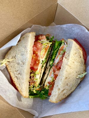 Tofu sandwich  at Hawaiian Moons Cafe & Juice Bar in Kihei