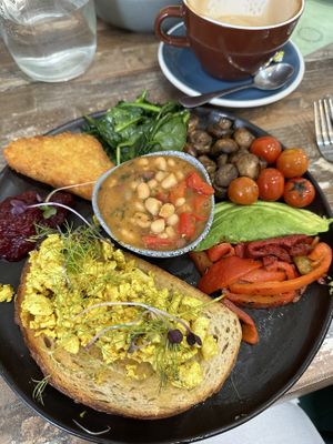 Vegan breakfast !  at Little Lucky Cafe in Bacchus Marsh