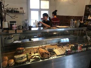 So many delicious healthy treats. at Little Lucky Cafe in Bacchus Marsh