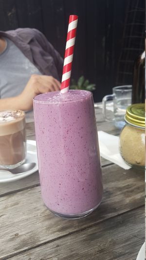Sunrise Smoothie at Little Lucky Cafe in Bacchus Marsh