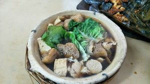 bak ku teh at Pu Ti Vegetarian in Negeri Sembilan