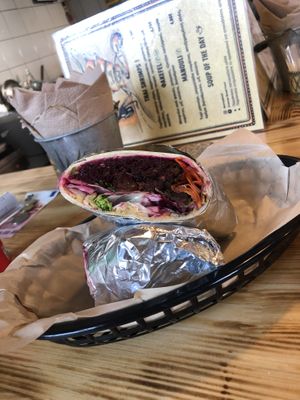 Falafel Wraps  at Dromos Food in Rhodes