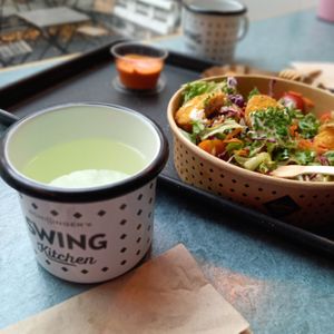 Lemonade and Nugget salad at Swing Kitchen - Kaiserfeldgasse in Graz