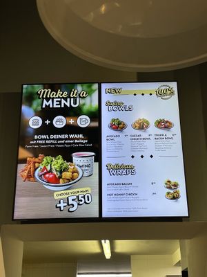 new menu!  at Swing Kitchen - Kaiserfeldgasse in Graz