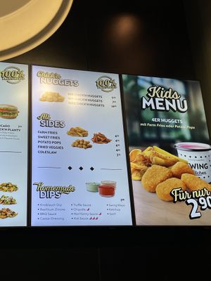 new menu!  at Swing Kitchen - Kaiserfeldgasse in Graz