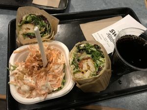 Kitchen wrap and Coleslaw at Swing Kitchen - Kaiserfeldgasse in Graz