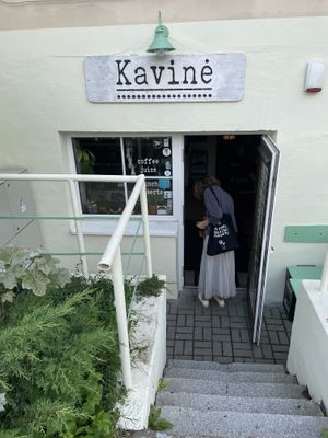 Entrance  at Boho Kavine in Vilnius