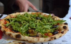 San Prio (vegan pizza) at The Little Italy   in Annecy