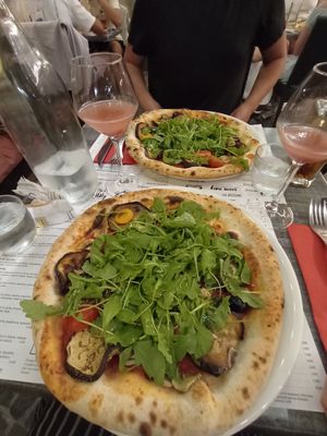 Vegan pizza at The Little Italy   in Annecy