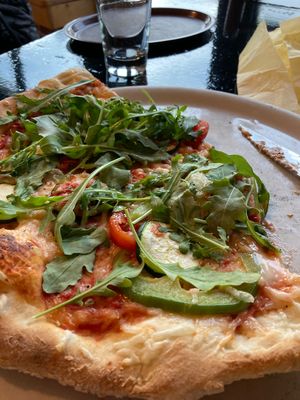 Vegan pizza 🍕   at Pizzeria Gallus in Bled