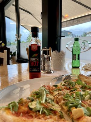 Hot Sauce was so good, too  at Pizzeria Gallus in Bled