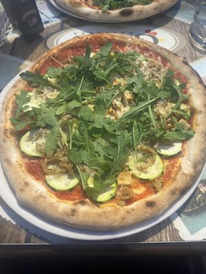 Tofu pizzaa  at Pizzeria Gallus in Bled