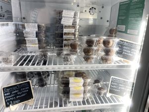 Balls in cooler  at Juicilicious in Salem