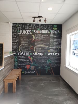 Come try out our new menu items everything is vegan and gluten-free. eat in or take out! at Juicilicious in Salem