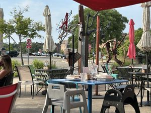 Terrace  at The Mason Jar Cafe in Benton Harbor