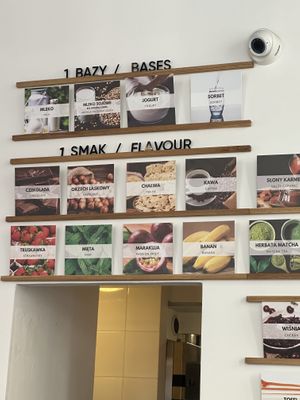 Soymilk or Water as a base  at N'Ice Cream Factory in Wroclaw