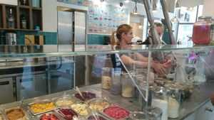 so many different flavours to choose from! at N'Ice Cream Factory in Wroclaw