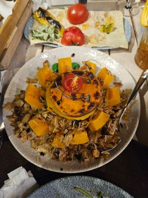 Pumpkin served at Lavash Restaurant in Yerevan