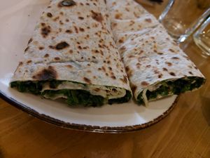 The only dish on the menu... This is just one (big portion) at Jengyalov Hac in Yerevan