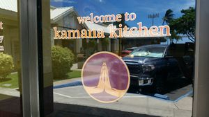 signage at Kamana Kitchen in Kihei