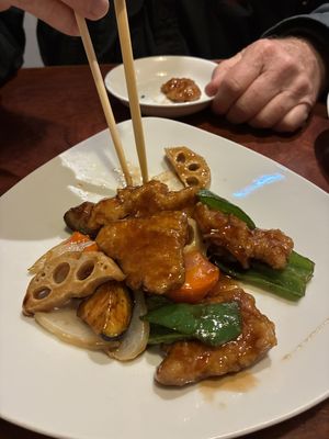 Sweet and sour  at China Dining Hiten in Nara