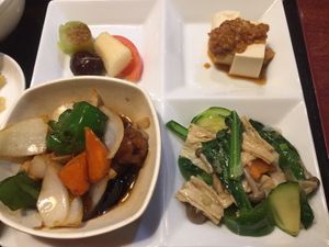 vegan set  at China Dining Hiten in Nara