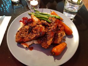 Lentil roulade at Veginity in Dublin