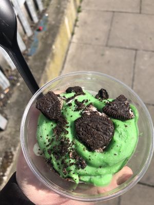 Mint Oreo ice cream  at Veginity in Dublin