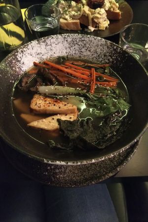 Noodle ramen at Veginity in Dublin