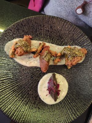 Starter salad at Veginity in Dublin