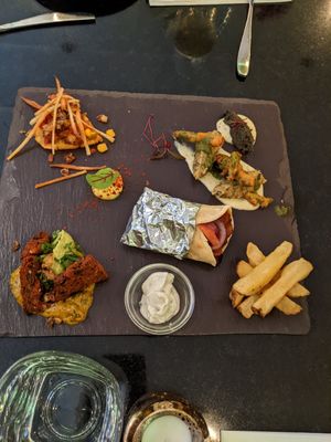 Starter platter at Veginity in Dublin