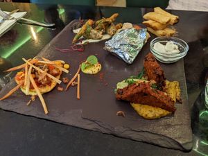 Starter platter at Veginity in Dublin