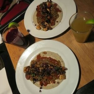 lentil ragu with rosted winter veg at Veginity in Dublin