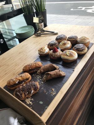 Vegan pastries  at Veginity in Dublin