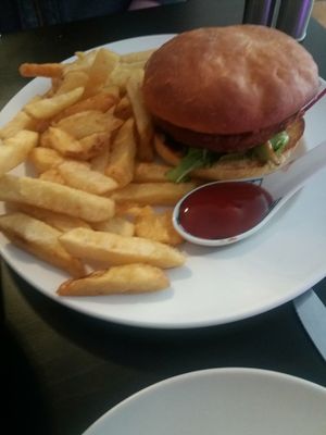 Breakfast burger at Veginity in Dublin