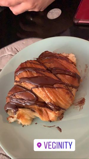 Chocolate croissant 🥐  at Veginity in Dublin