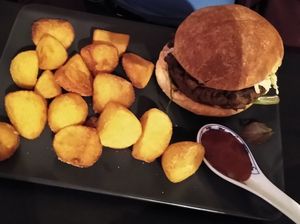 Burger at Veginity in Dublin