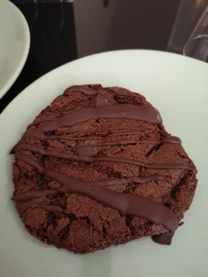 Chokolate cookie at Veginity in Dublin