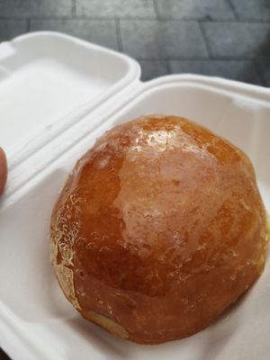 Donut with vanilla at Veginity in Dublin